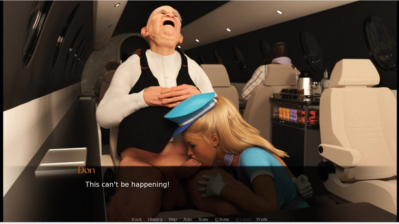 XXX Games Bunk: Ik zal je opa neuken - gameplay - rollenspel - verpleegsterscène - stewardessscènes