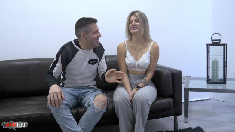 MMM100: Primeiro casting pornô com Rubi Vergara, uma bela loira espanhola