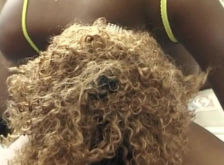 Lesbo Tube: Ebony whores pounding each other