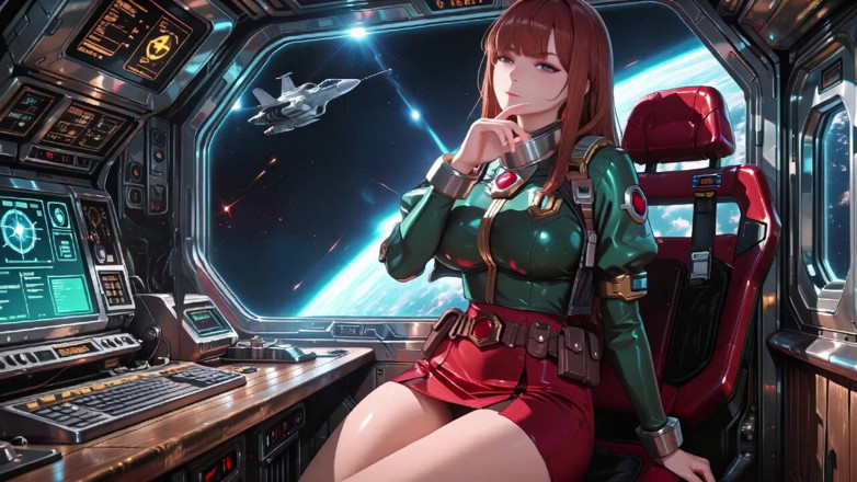 Tay Swift X: Im Sci-Fi-Zug trägt sie eine enge grüne Rüstung und berührt...