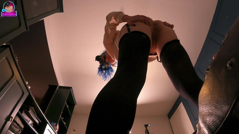 Training Zero: Sph Edging His Cock Femdom Slave Humiliation