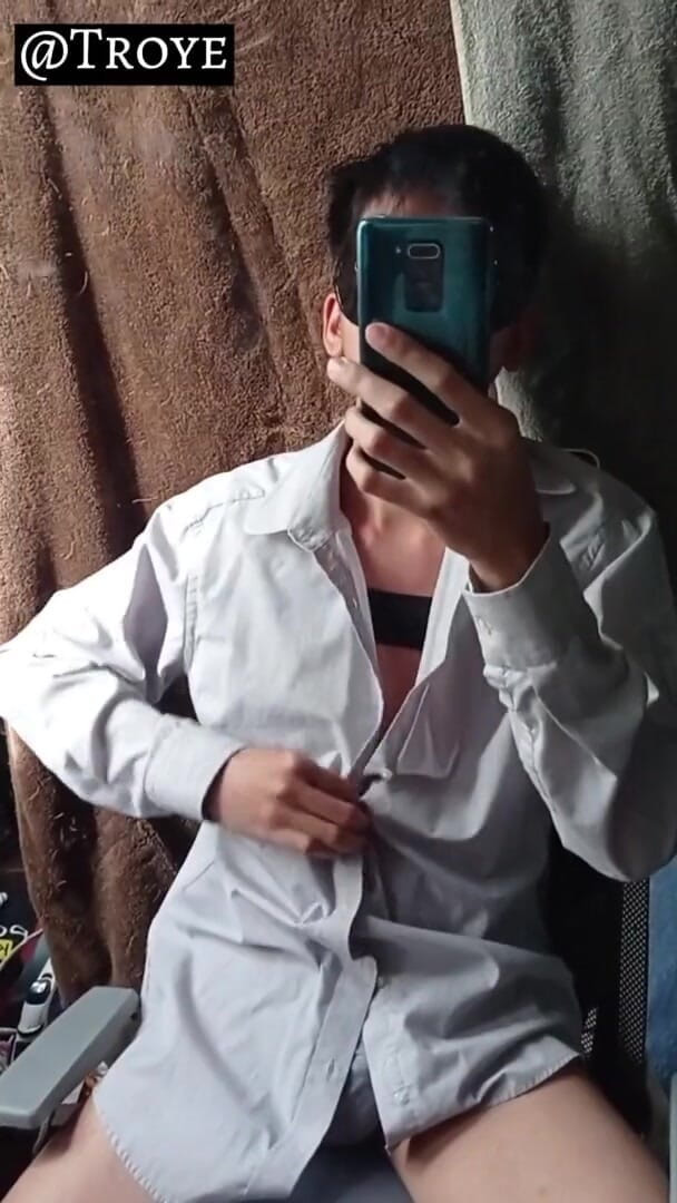 Troye_AsianPinoy: Heißer asiatischer junge, Spiegel-masturbation | Pinoy Jakol | Altertroye
