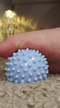 Grace of the Foot: Massage Ball in Action