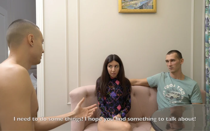 Кэти Вест: Возбужденная трахающаяся жена изменяет с другом мужа на кухне - камшот на лицо