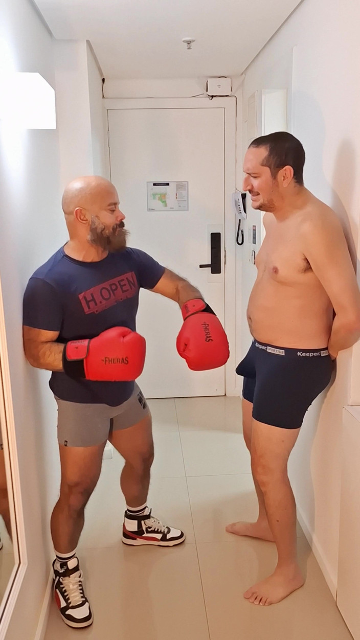 Punchbagplz: Naughtybearbr - desafio de tiro corporal pesado