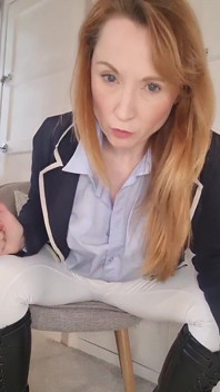 CFNM JOI Boot Fetish Cougar Humiliation and Punishment