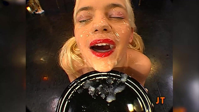 PURZEL HOT Clips & MORE: Beautiful Teen in Vintage Gangbang and Cum Swallow Ggg John...
