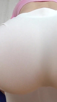 Nasse weiße shorts