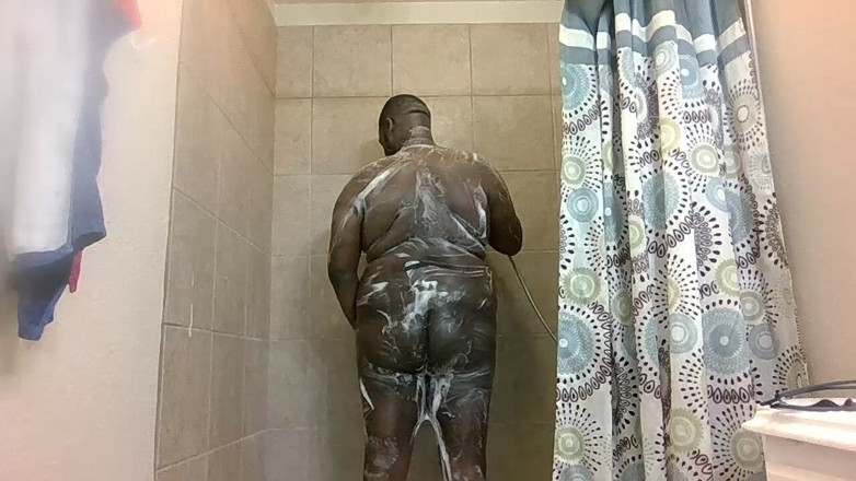 bigblacktxchub: Morgen Dusche Super Sauber