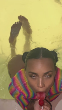 Wet Latina Teasing Me by the Pool