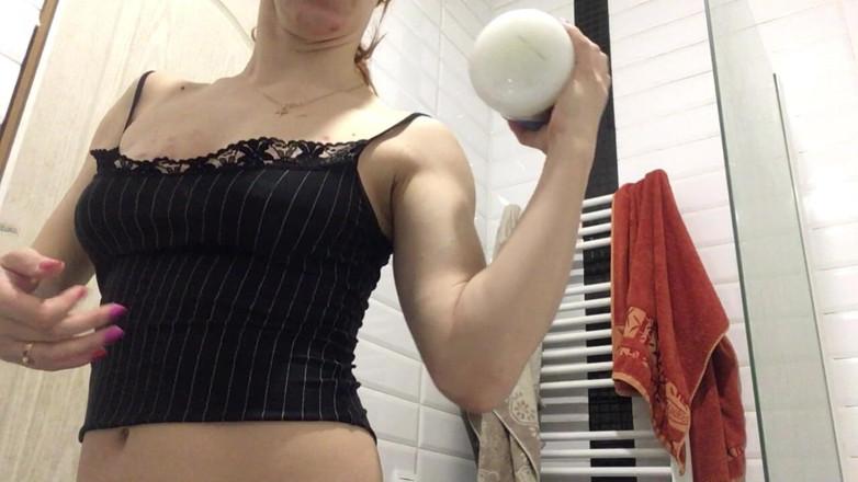 Risky Hairy Couple: My Strong Muscles:) and Face