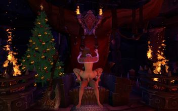 Sex Elf Girl Fucking Santa the Night Before Christmas