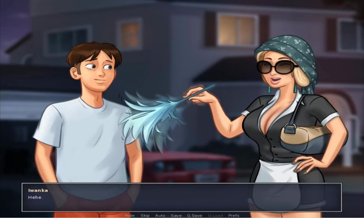 Cartoon Play: Summertime saga part 285 - hot sex on stepfather yacht