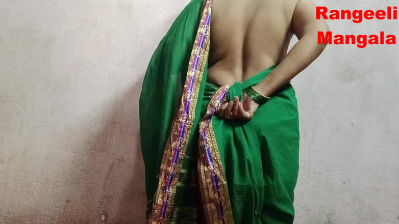 Rangeeli_Mangala: Mumbai Marathi Bhabhi fa sega e servizio di depilazione al...