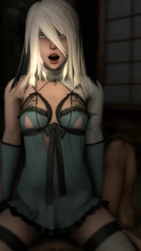 A2 Rides Cowgirl Nier Automata Parody