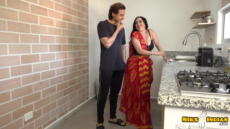 Niks Indian: Shy Big Boobs MILF Bhabhi Fucked Hard by Devar
