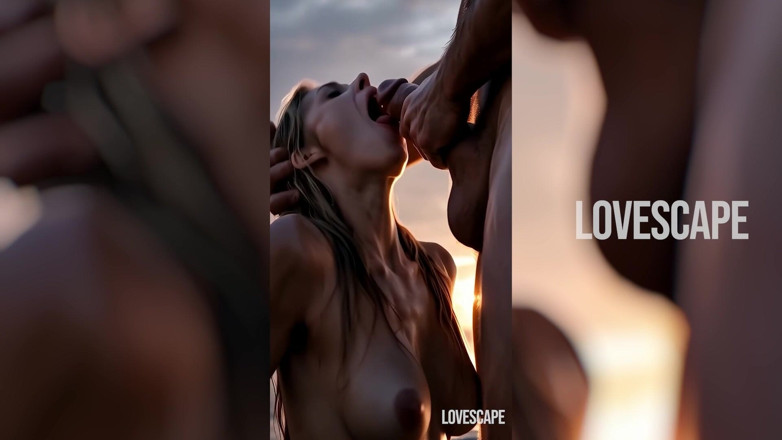 Lovescape: Rubia caliente se folla a un extraño en la playa