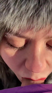 Vilu Vidish Is Sucking Dick in the Winter Forest