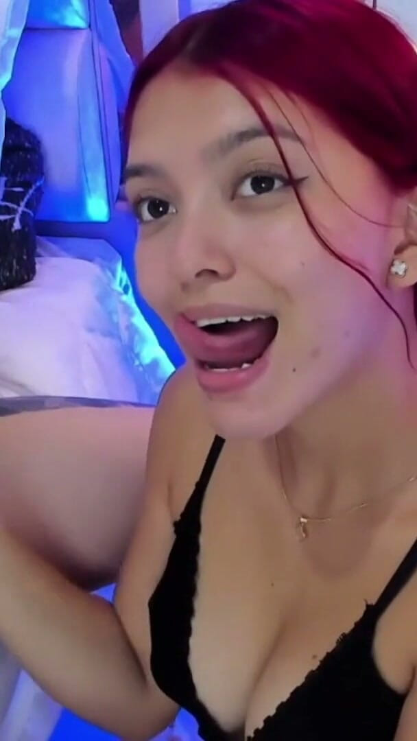 Prisila Devid: Sucking on a Lollipop in the Bedroom