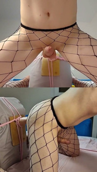 Irrumare ts femboy berijdt dildo op webcam en komt klaar