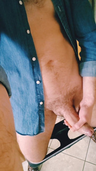 Open Shirt and Cum