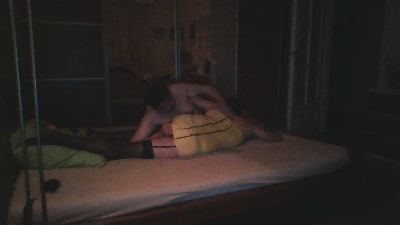 Bisexual love: Young sissy in Batman's dress got Stepdaddy's cock r0xy BigDaDDDy