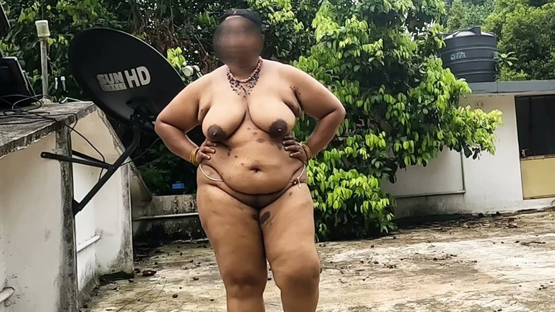 Anne Ipe: Chubby Girl in White Skirts and Pink to Getting Completely...