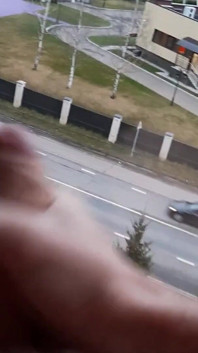I Really Love to Jerk off and Cum While I Look Out the Window