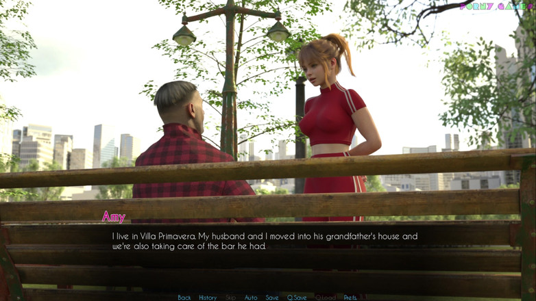 Porny Games: Happyly Ever After przez Escovic Games - napalona żona ogląda przyjaciół uprawia...