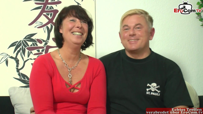 EroCom: Natural mature milf shared by her husband in a threesome...
