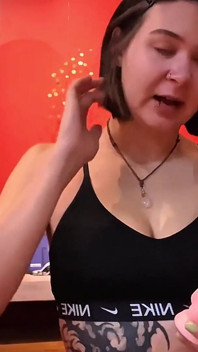 Doppeldildo Spuck-hure Ich Stopfte Beide in Meinen Mund Wie Eine Gierige Schlampe