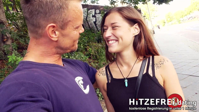 Hitzefrei: Hot teen ass! Mina's first outdoor fuck-date! Part 1