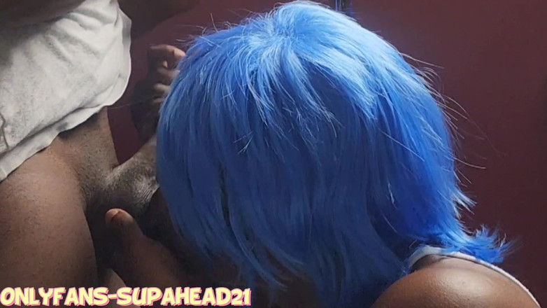 Wondahead21: "nueva" cara de pitufo - en Comicpalooza2022! #cosplay