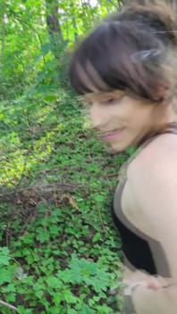 Double Wetting During Sports!! Tranny Is Jogging in Public Full of Piss!