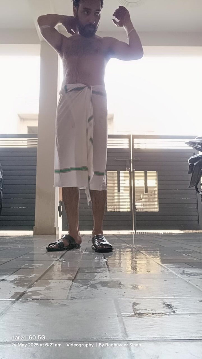 Rajasthani-old-lover: Indischer stiefvater genießt dusche und fickt nachbars stiefvater