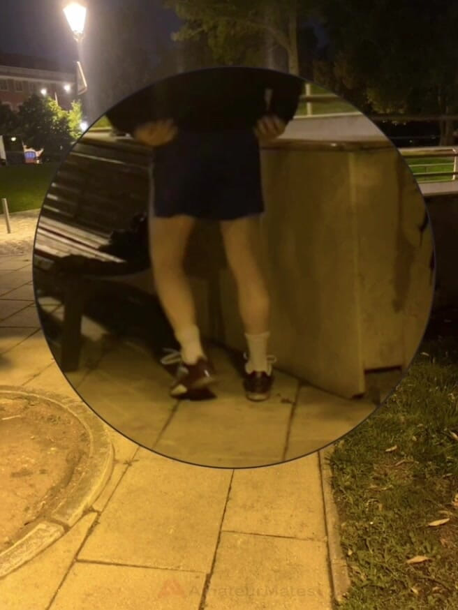 AmateurMates: 公園で着替えてお尻を見せているところを見つかった素人少年