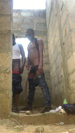 Dickass3x: En snabb doggy i en oupplöslig byggnad med min mörkhyade...