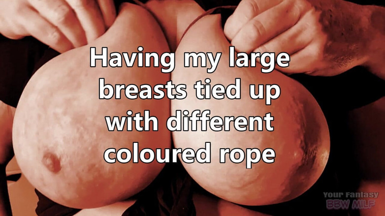 BBW_Wife: Big Mature MILF Tits Tied up and Slapped