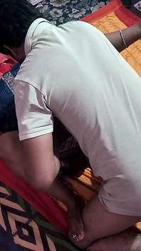 Newly Married Hottest Indian Desi Bhabi Fucking with Her Husband's Younger Stepbrother