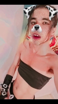 Masturbating