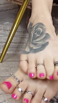 Lady Angela toe Rings sankalan - 6 phit klips