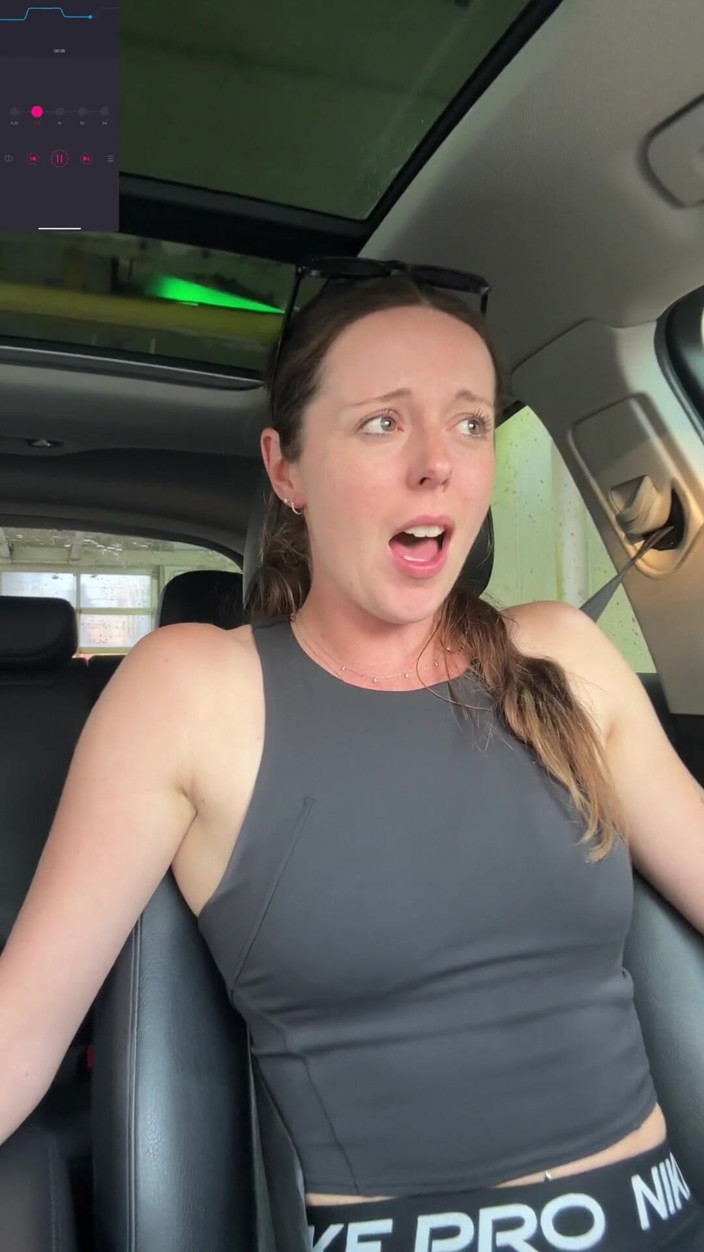 Nadia Foxx: Having a Mind Blowing Orgasm in the Car Wash