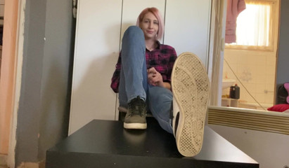 Cuteblonde666: Foot fetiš velikost 41