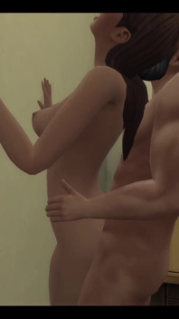 The Blissful Simmers_eros Fucks Teen's Dripping Wet Tight Pussy at Party in the Closet