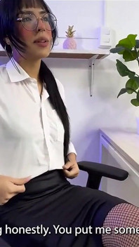 Interview endet im dicken arsch einer brünette