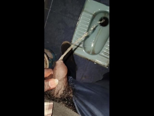 Tamil Boy Public Toilet Pissing Poolu (Carving uncut dick)