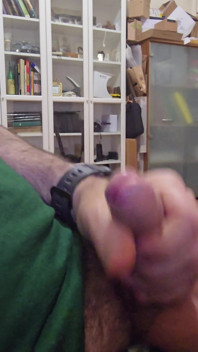 Men Jerking Big Dick and Very Large Ball