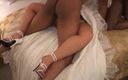 REAL Black Bred Wives: वेडिंग वेश्या - मेरी शादी की पोशाक में ब्लक की नस्ल
