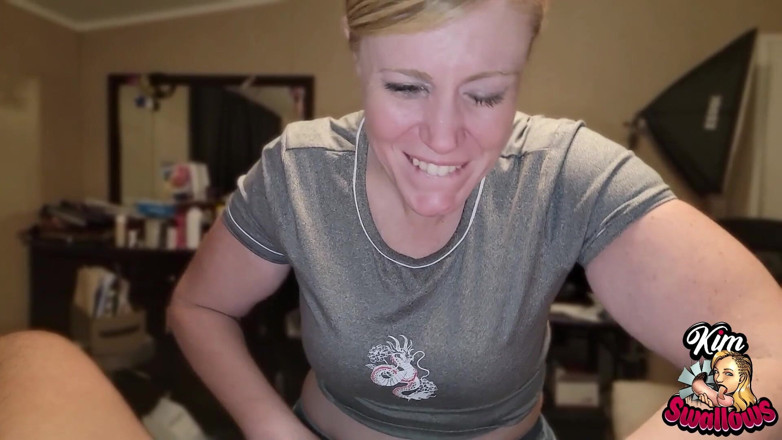 Kim Swallows: BBC cum mustache