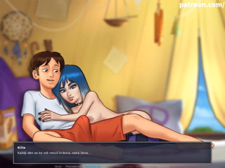 Cartoon Universal: Summertime saga part 192 - cute blue hair teen (Czech sub)